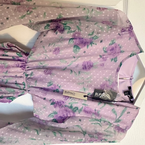 NWT Floral Maxi Dress with Long Sleeves - XS - Picture 4 of 5